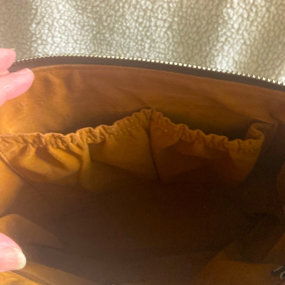Vintage Patricia Nash Peruvian Painting Floral Leather Crossbody Bag & Wallet - Picture 16 of 16